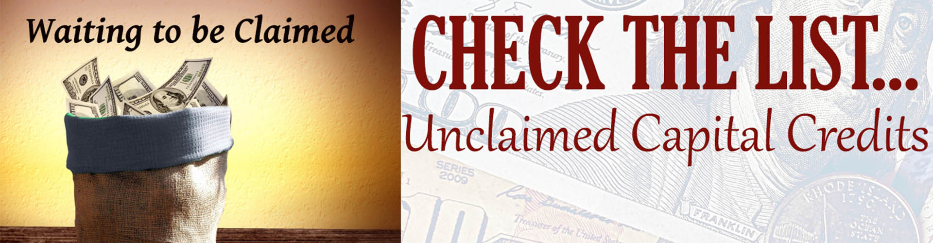 Unclaimed Capital Credits