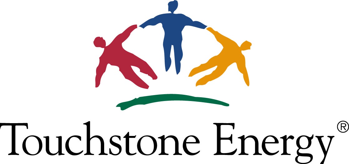 Touchstone Energy Stacked Logo with three amigos