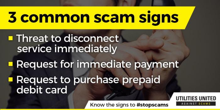 3 Common Scam Signs