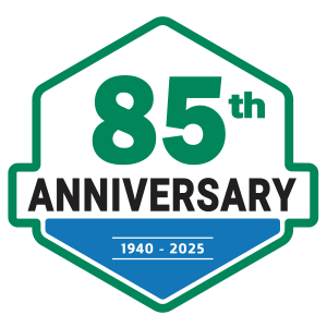 85th Anniversary logo with years 1940 - 2025 displayed