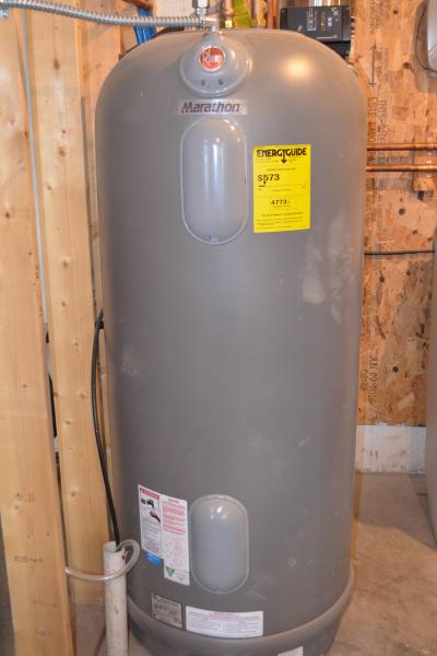 Image of an 85-gallon Marathon water heater