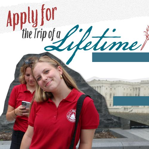 Apply for a trip of a lifetime