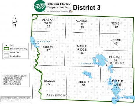 Map of District 3