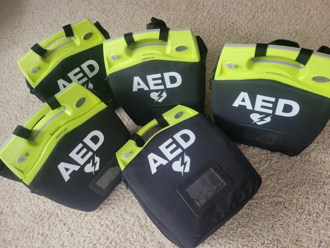 AEDs purchased with grant from Operation Round Up